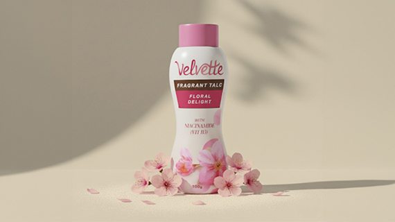 Velvette Floral Delight Talc